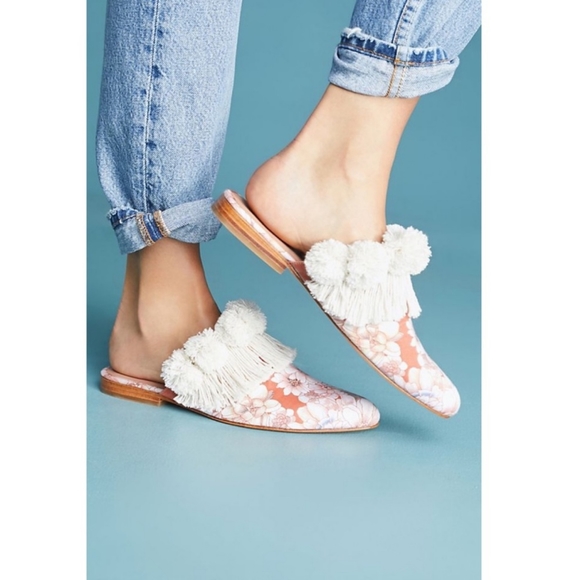 Anthropologie Shoes - Stella Pardo Margarita Floral Slides size 38